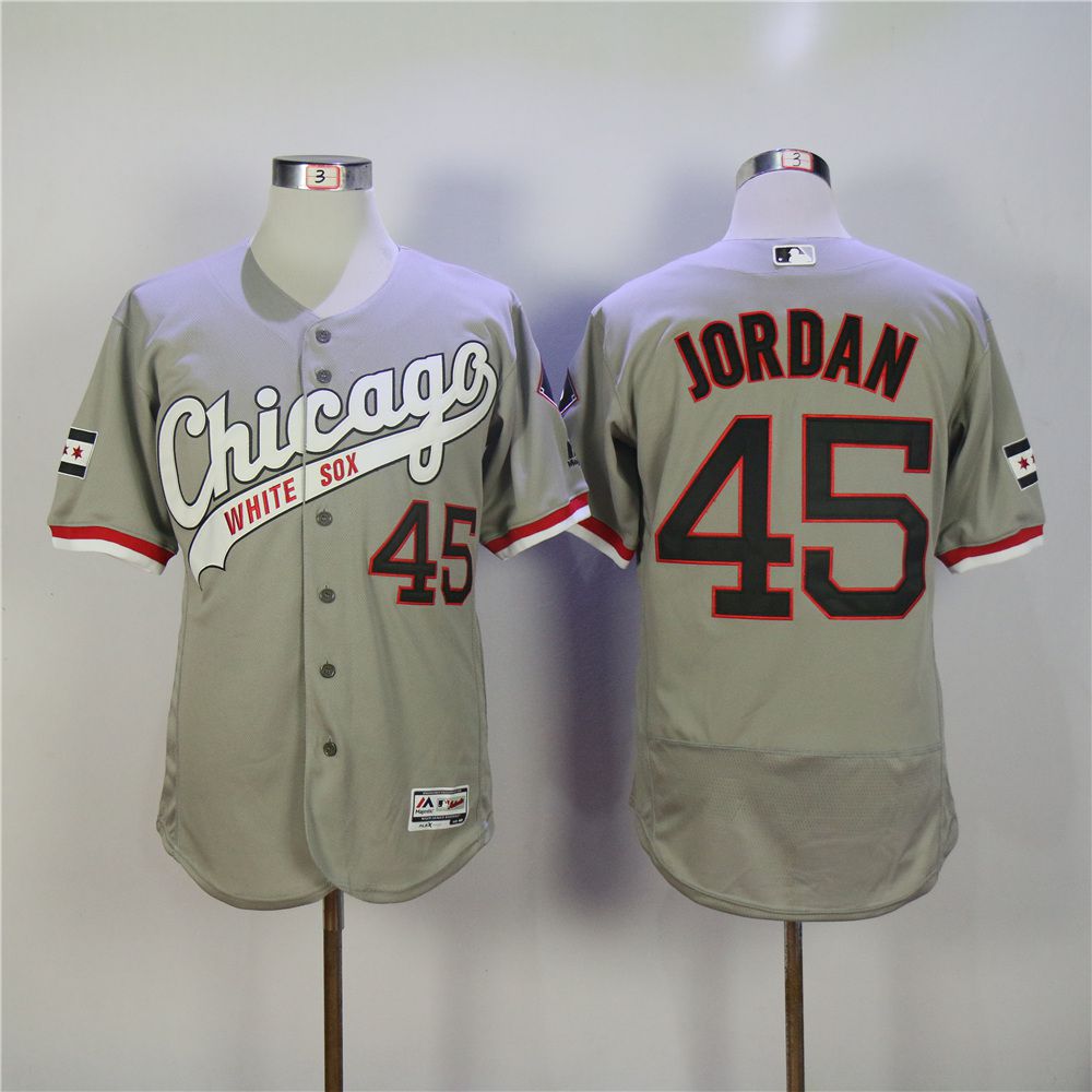 Men Chicago White Sox #45 Jordan Grey MLB Jerseys->chicago white sox->MLB Jersey